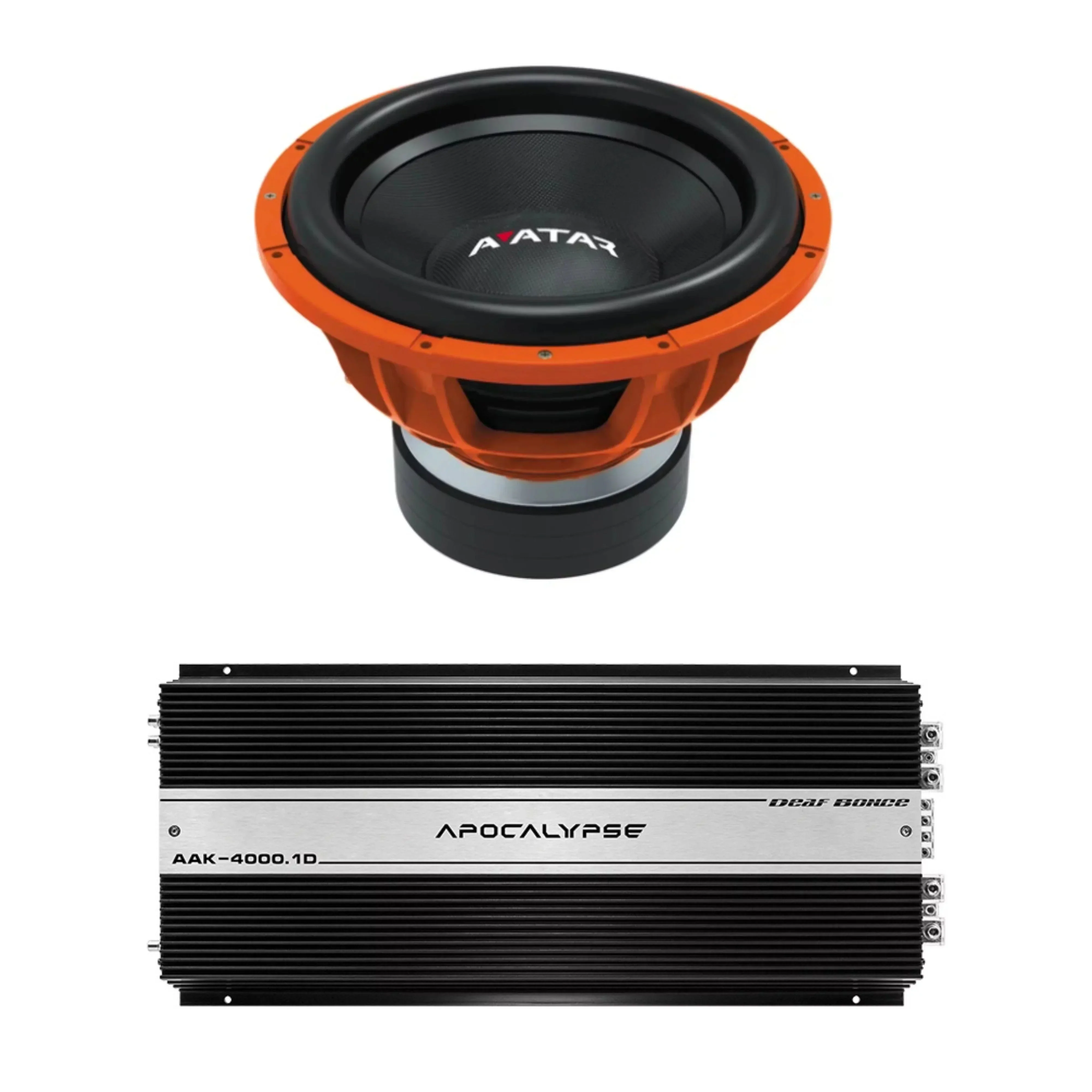 Car Audio 15 2Ohm Subwoofer STU-1546-D2&Monoblock Amp Package New