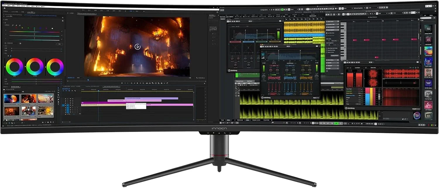 INNOCN 49 Curved Gaming Monitor. 144Hz. HDR400. USB-C. 49C1G