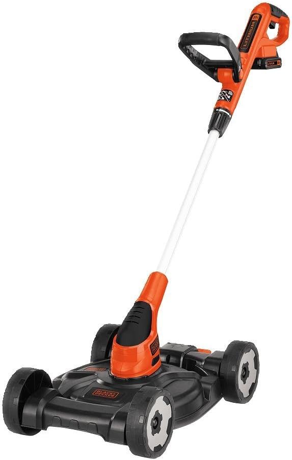 Combination String Trimmer. Lawn Mower. and Edger. Cordless 3-in-1