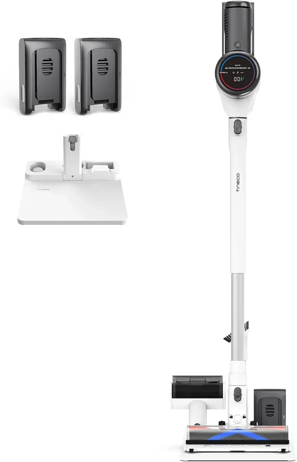 Cordless Vacuum Cleaner. Smart Stick Handheld Vacuum Strong Suction & Lightweight. Cordless Handheld Vacuum Deep Clean Hair. Hard Floor. Carpet. Car (Pure ONE S11 Grey)