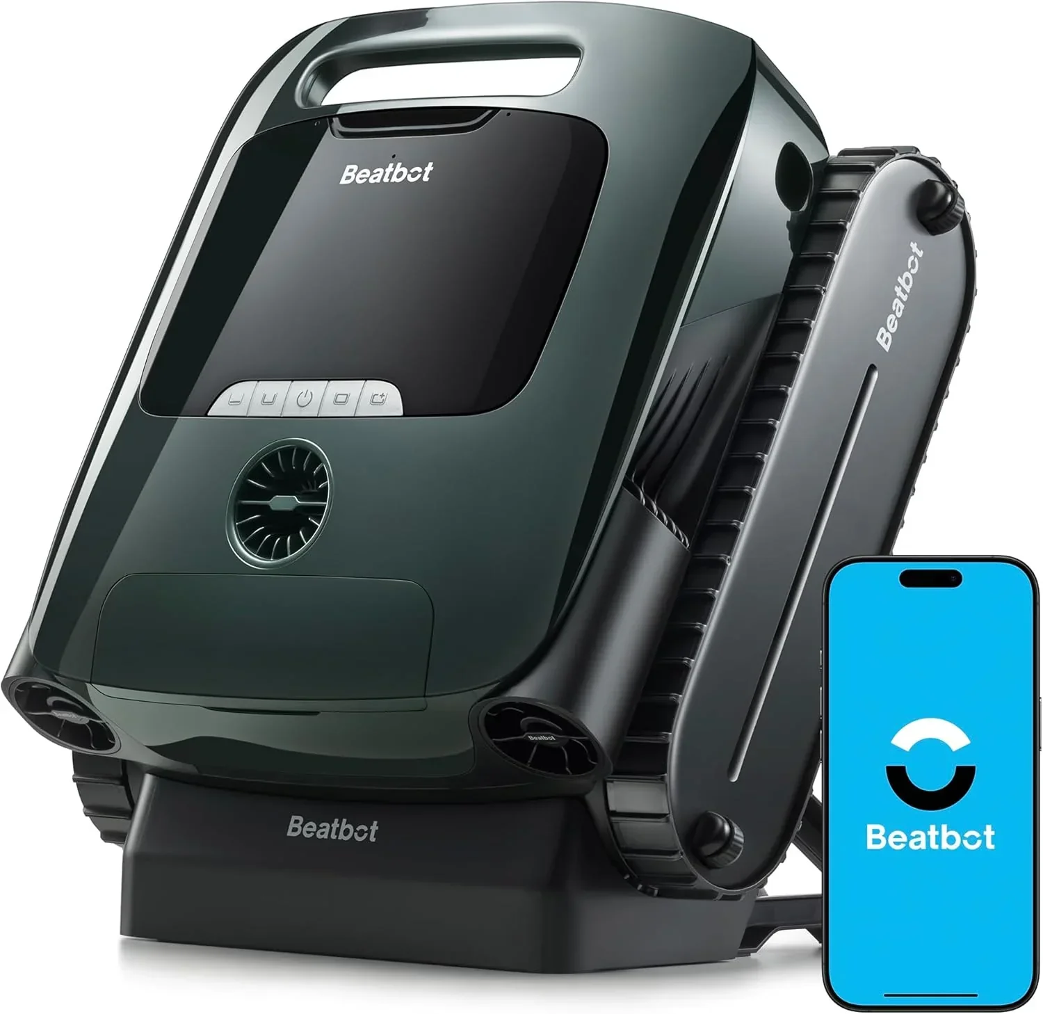 AquaSense 2 Pro Cordless Pool Vacuum Robot. Unmatched 5-in-1 Cleaning. Surface Parking. Skims Water Surface with APP Control. Water Clarification. for Pools up to 3.875 Sq.ft -- Emerald Green