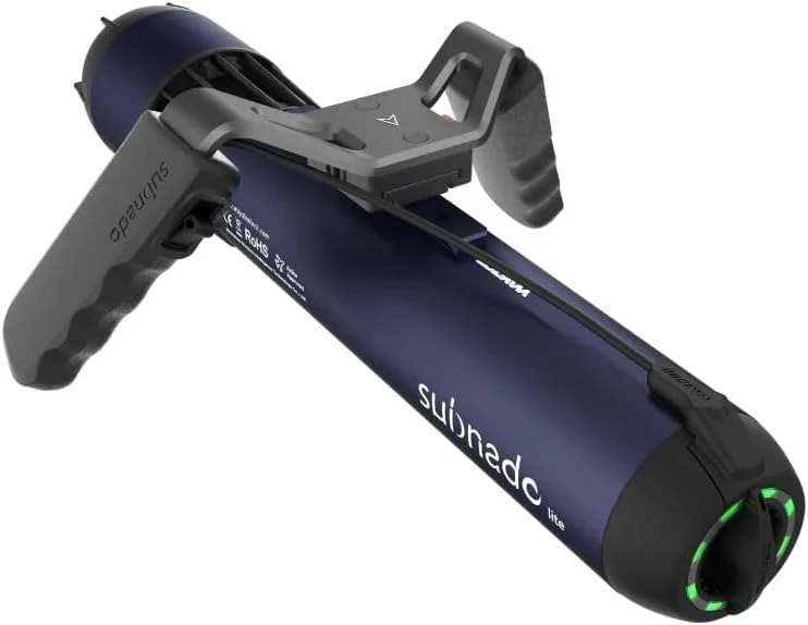 Underwater Scooter Lite. Water Sports Diving Scooter with Removable Handle. Compact and Portable Water Scooter for Adults&Kids. Scuba Diving Snorkeling Sea Scooter Multiple Uses. Blue