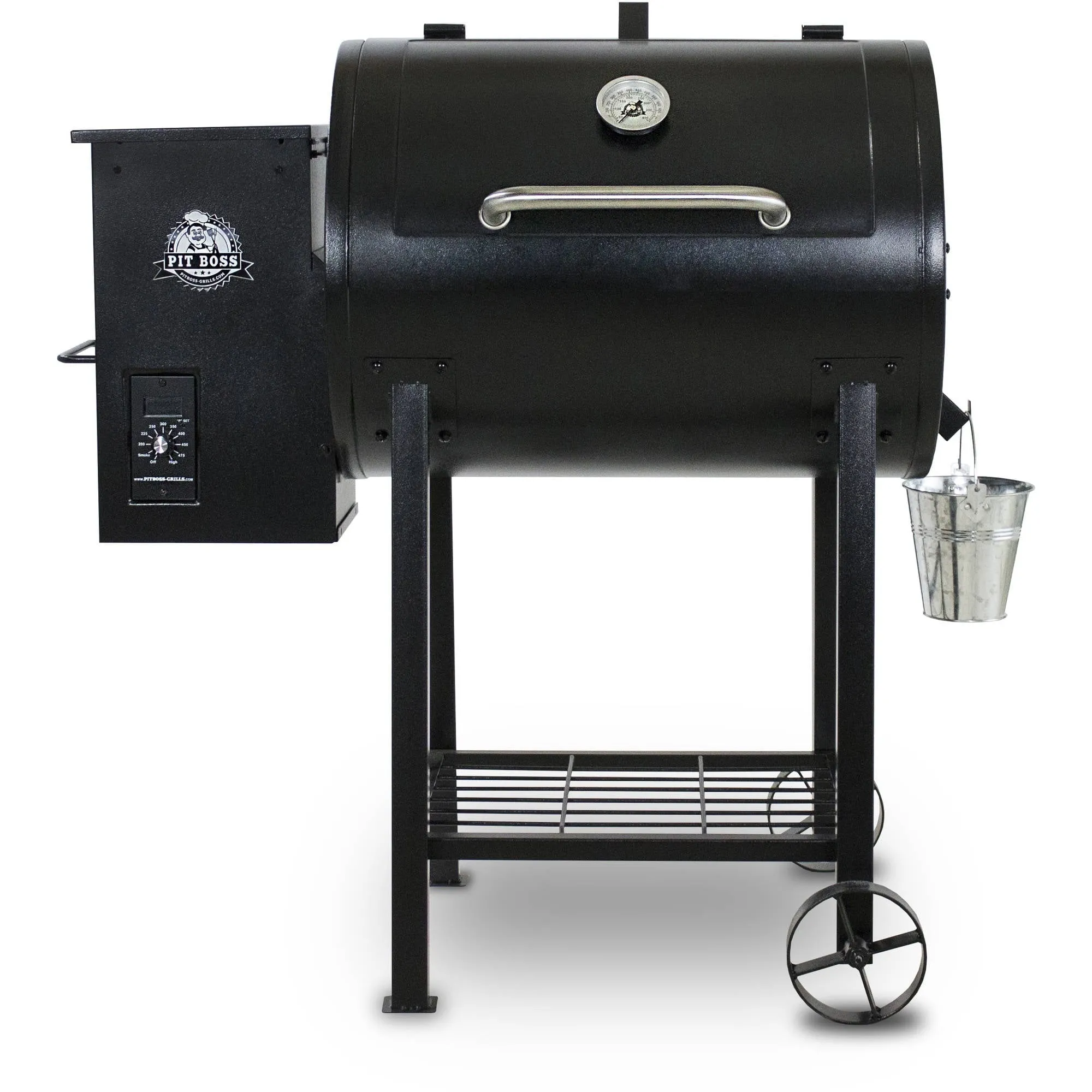 Wood Fired Pellet Grill with Flame Broiler. 700 Sq. In. Cooking Space