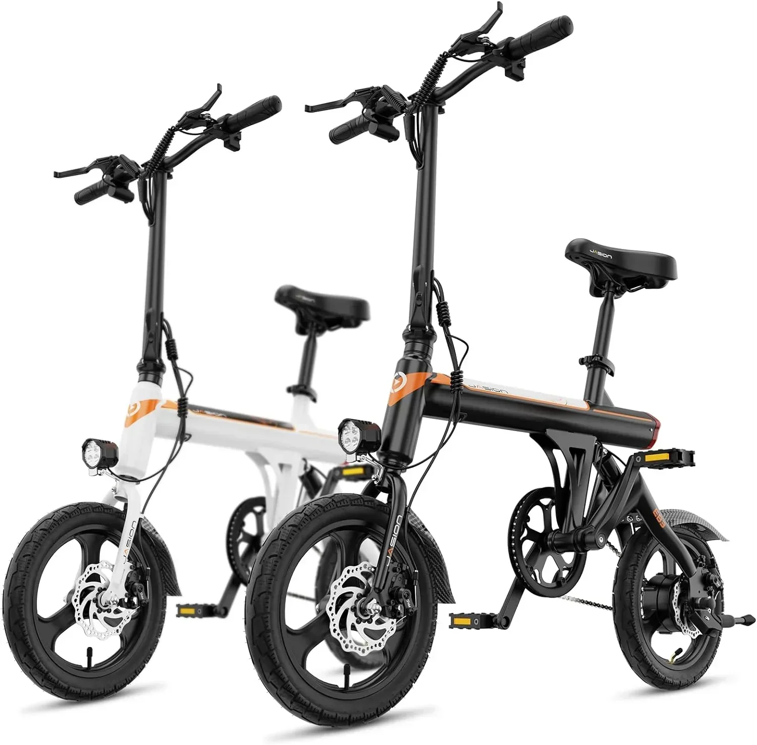 EB3 Electric Bike Adults 21mph. 500W Peak Motor. 270Wh Battery. Rear Suspension. 3 Levels Assist. 14 Folding Ebike for Adults and Teens. Complies to UL2849