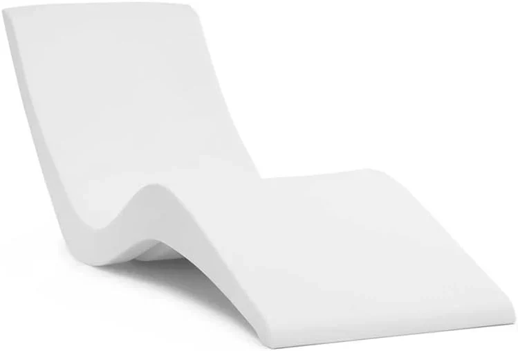 Classic White - in-Pool Chaise Lounger ?C Designed for Water Depths Up to 9 ?C Aqua Outdoors ?C Set of 2 ?C Compatible with All Pool Types - Poolside & Sun Deck Tanning
