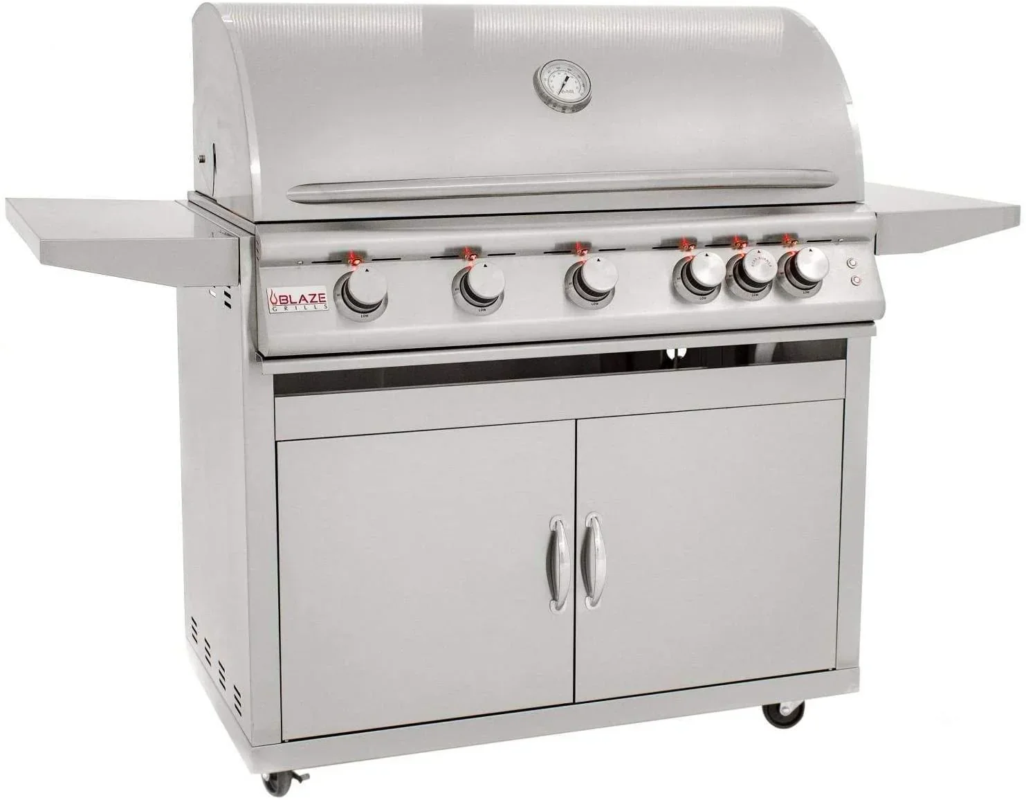 Blaze Freestanding Grill with Lights (BLZ-5LTE2-LP-BLZ-5-CART). 40-inch. Propane Gas
