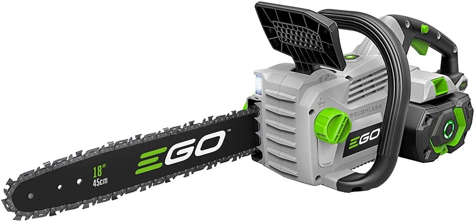 Chain Saw. 16 Battery Powered Chainsaw. Electric Cordless. Includes 56V 2.5Ah Battery and Charger ?C CS1611