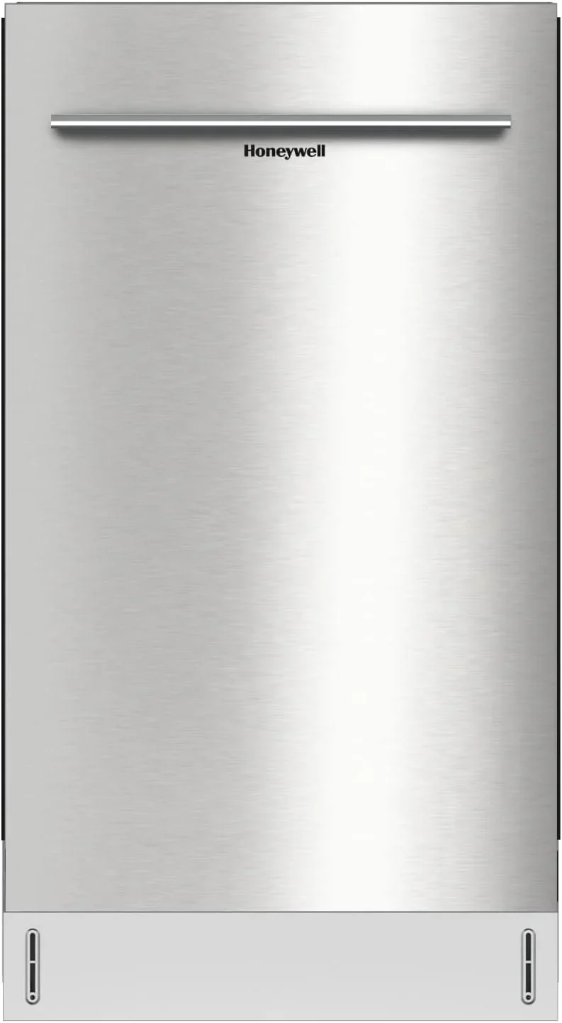 Honeywell 18 Inch Dishwasher with 8 Place settings. 6 Washing Programs. Stainless Steel Tub. UL/Energy Star- Stainless Steel