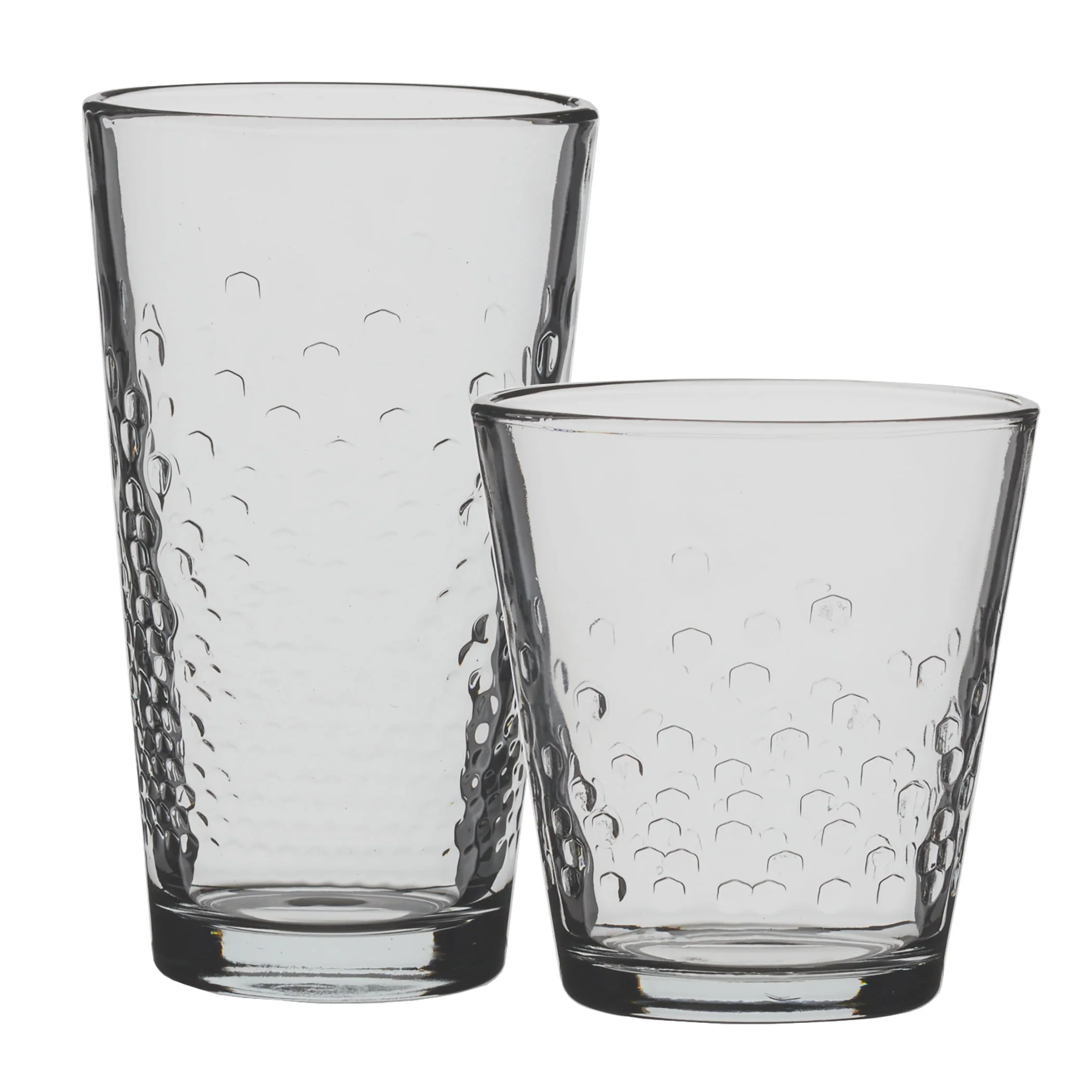 Honeycomb 12-Piece Drinking Glass Set