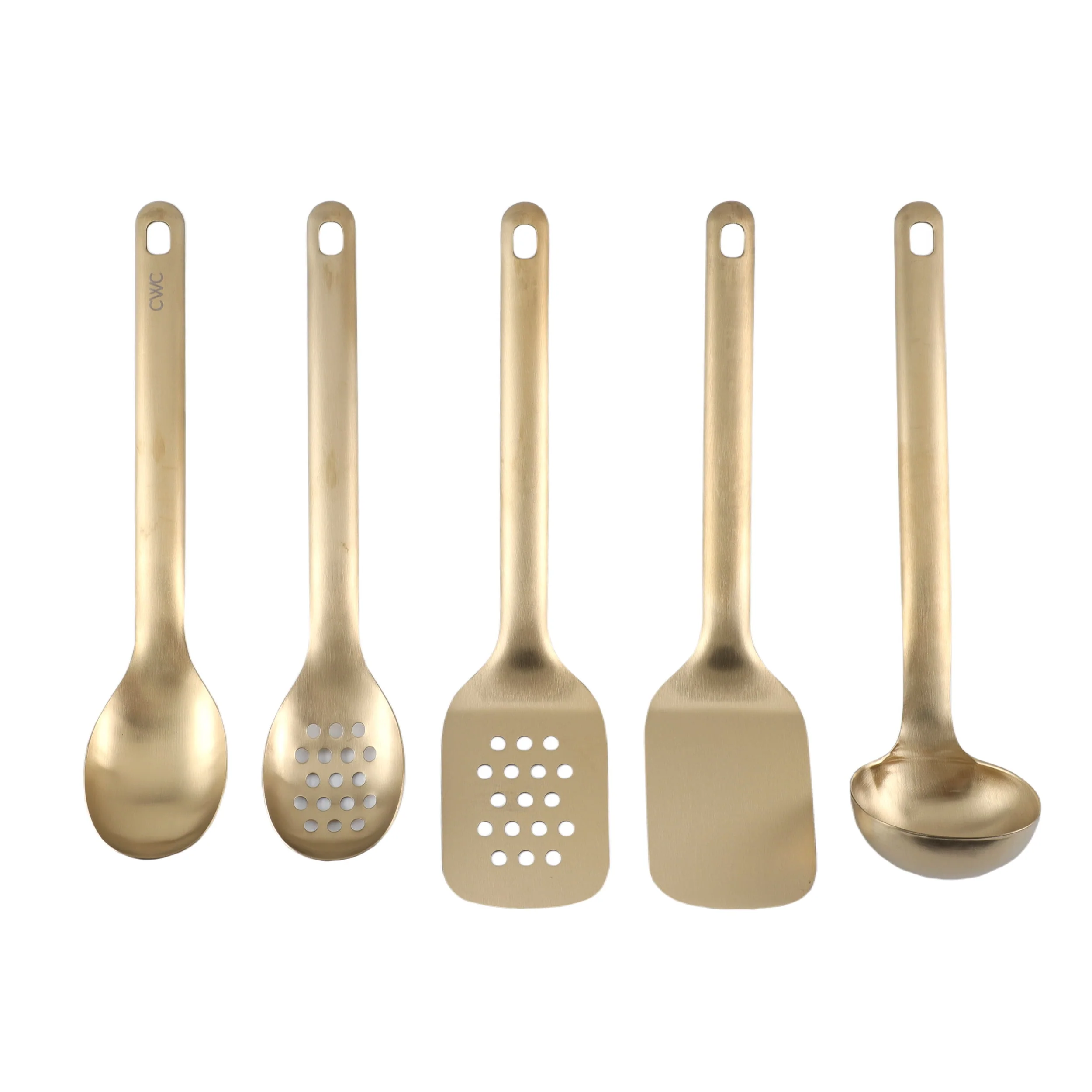 5-Piece Stainless Steel Utensil Set ?C Gold. & Stylish Kitchen Tools