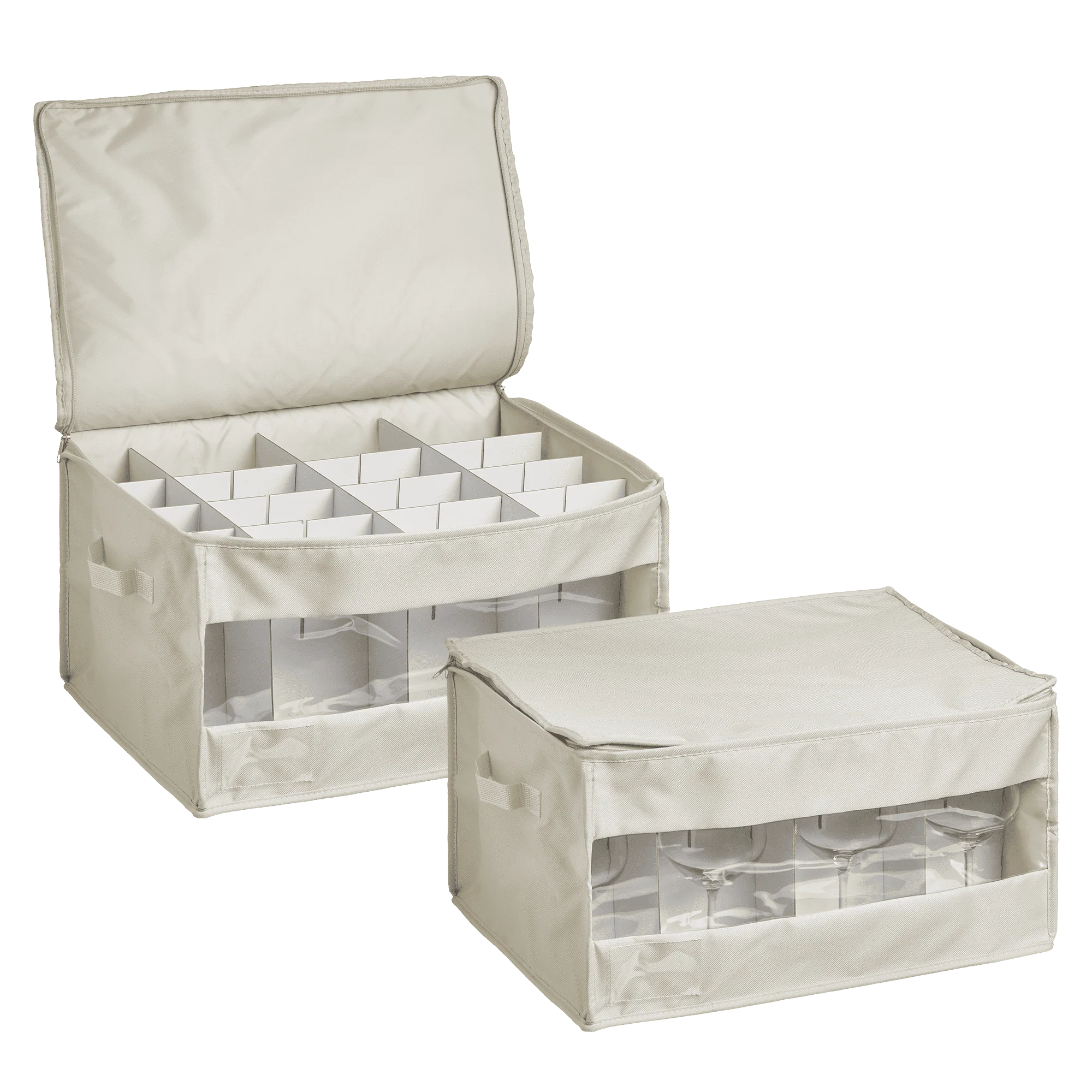 2-Piece Stemware Storage Boxes (Natural)