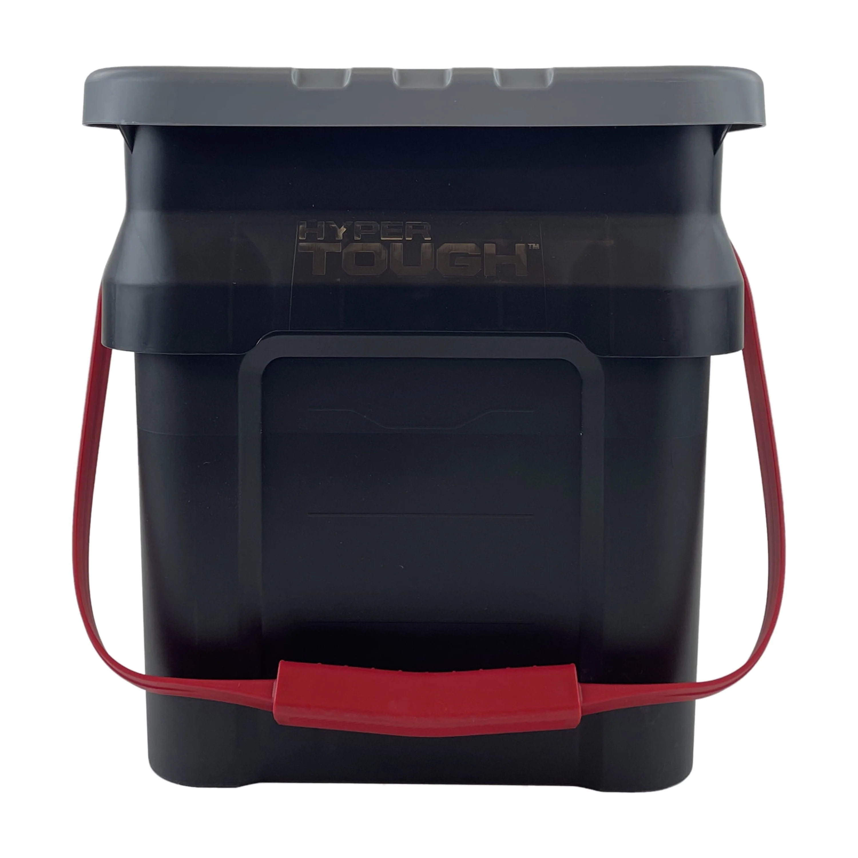 5 Gallon Heavy Duty Plastic Material Bucket Tote. Black. Adult