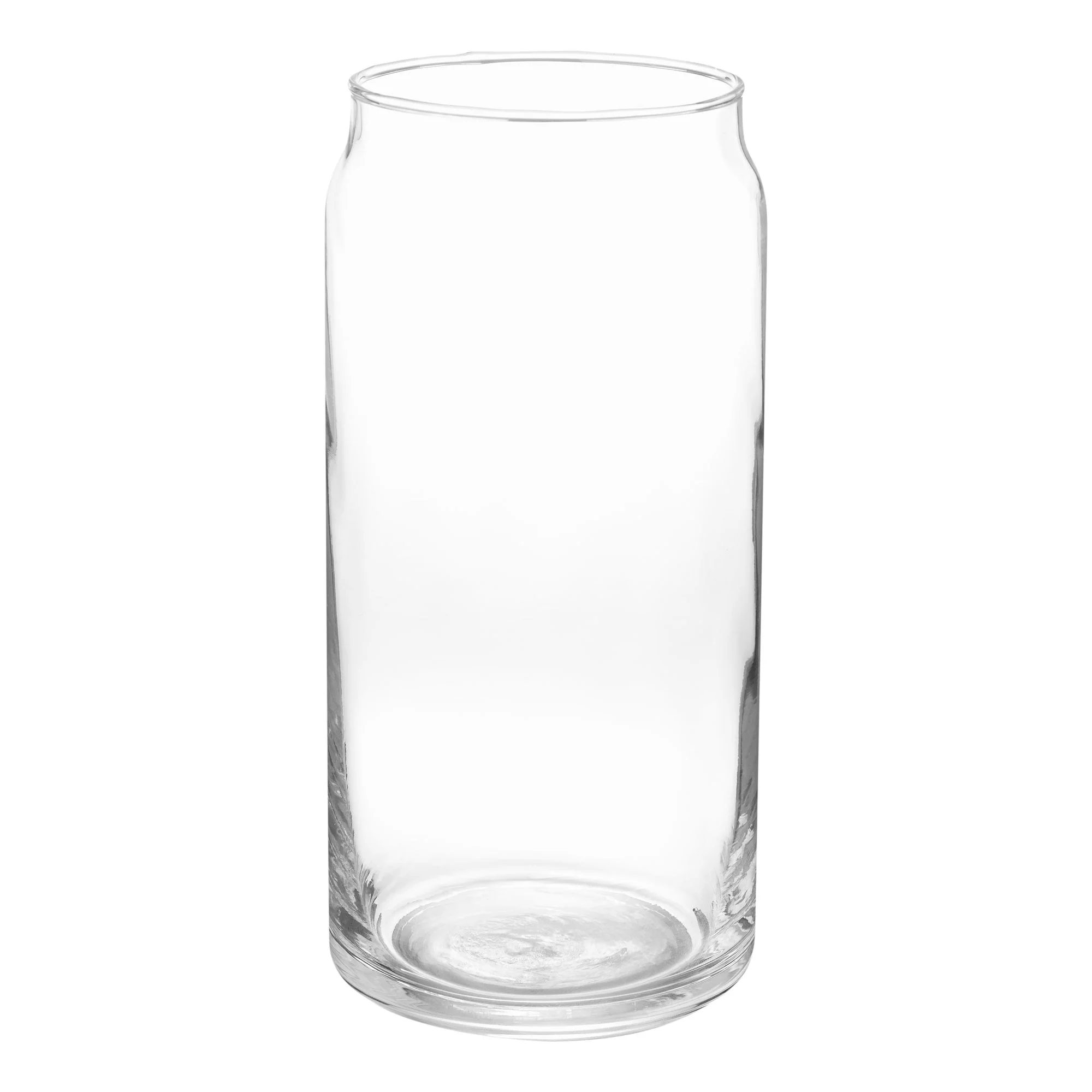 Glass 20oz Clear Drinkware Glass Can Shaped
