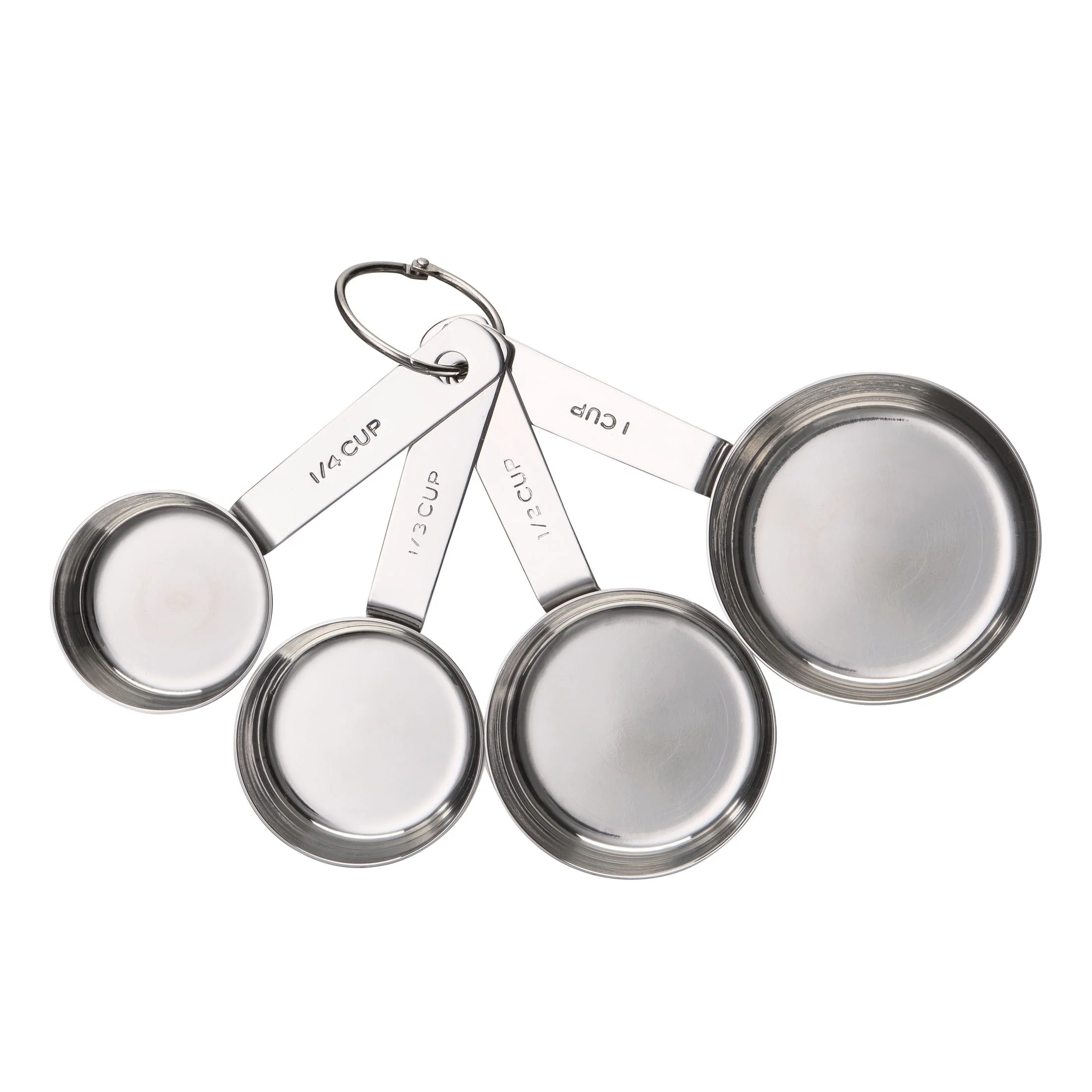 Kitchen Stainless Steel 4-Piece Nesting Measuring Cups