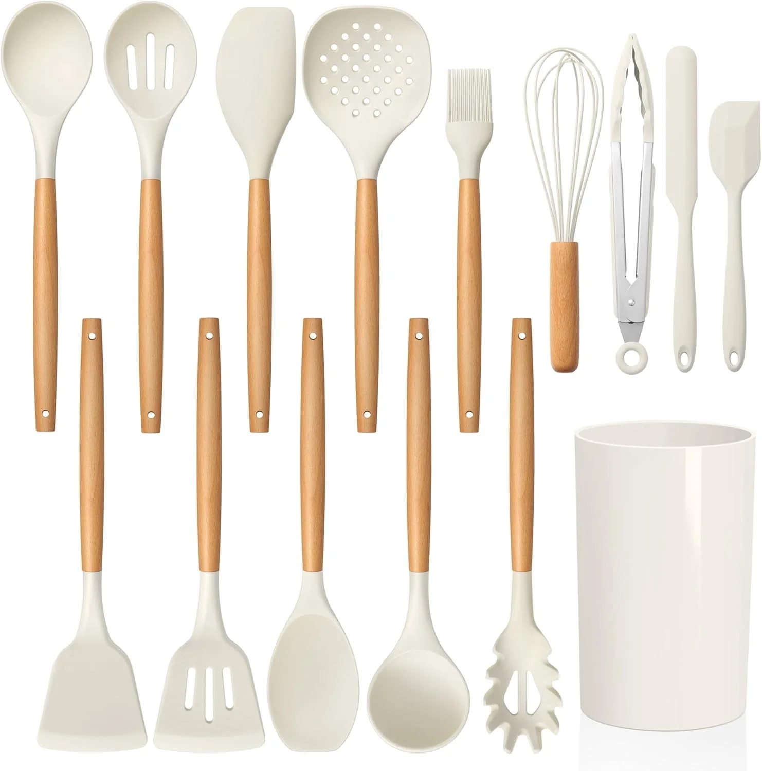 Silicone Kitchen Utensil Set. 12PCS Kitchen Gadgets and Tools