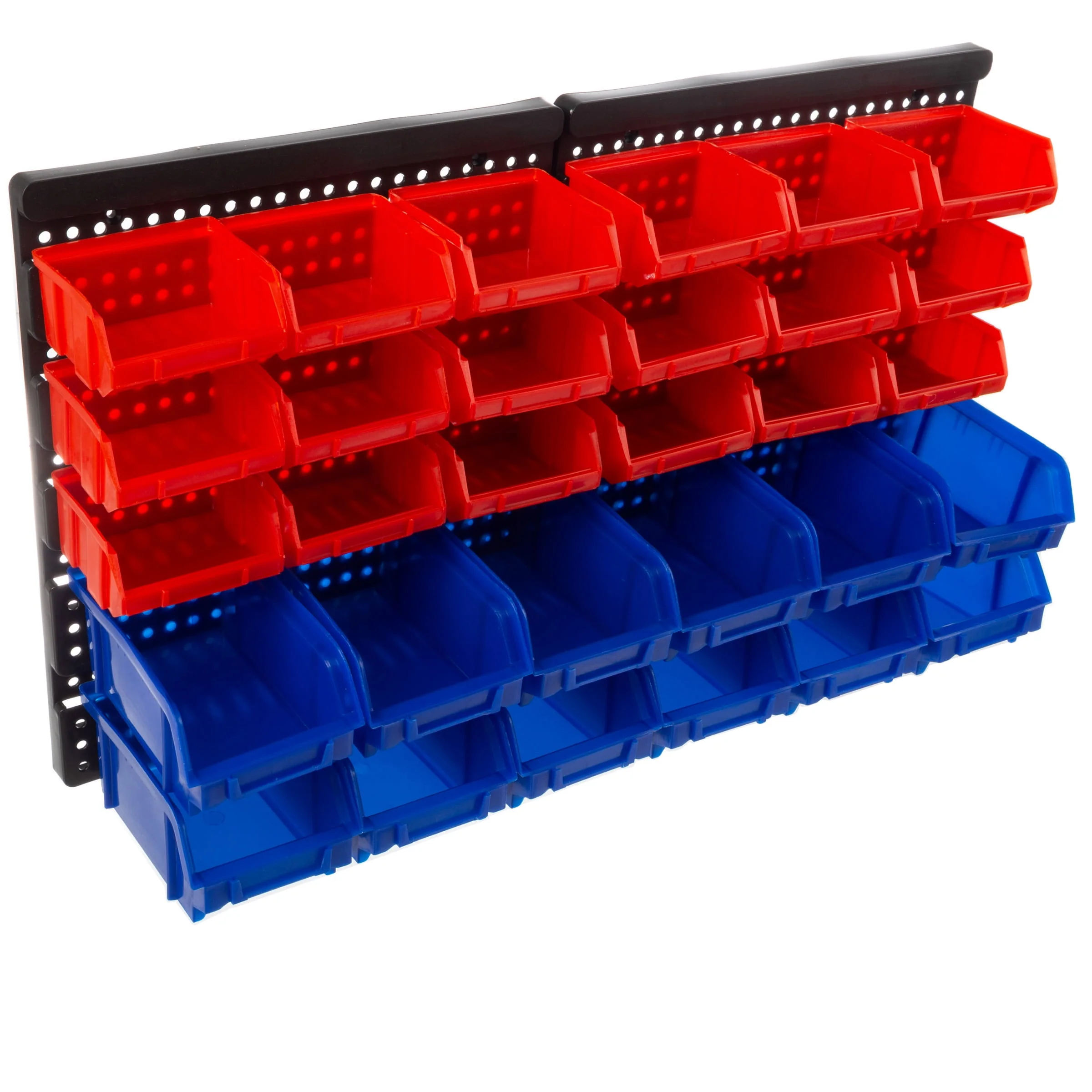 Storage Drawers-30 Compartment Wall Mount Organizer Bins by