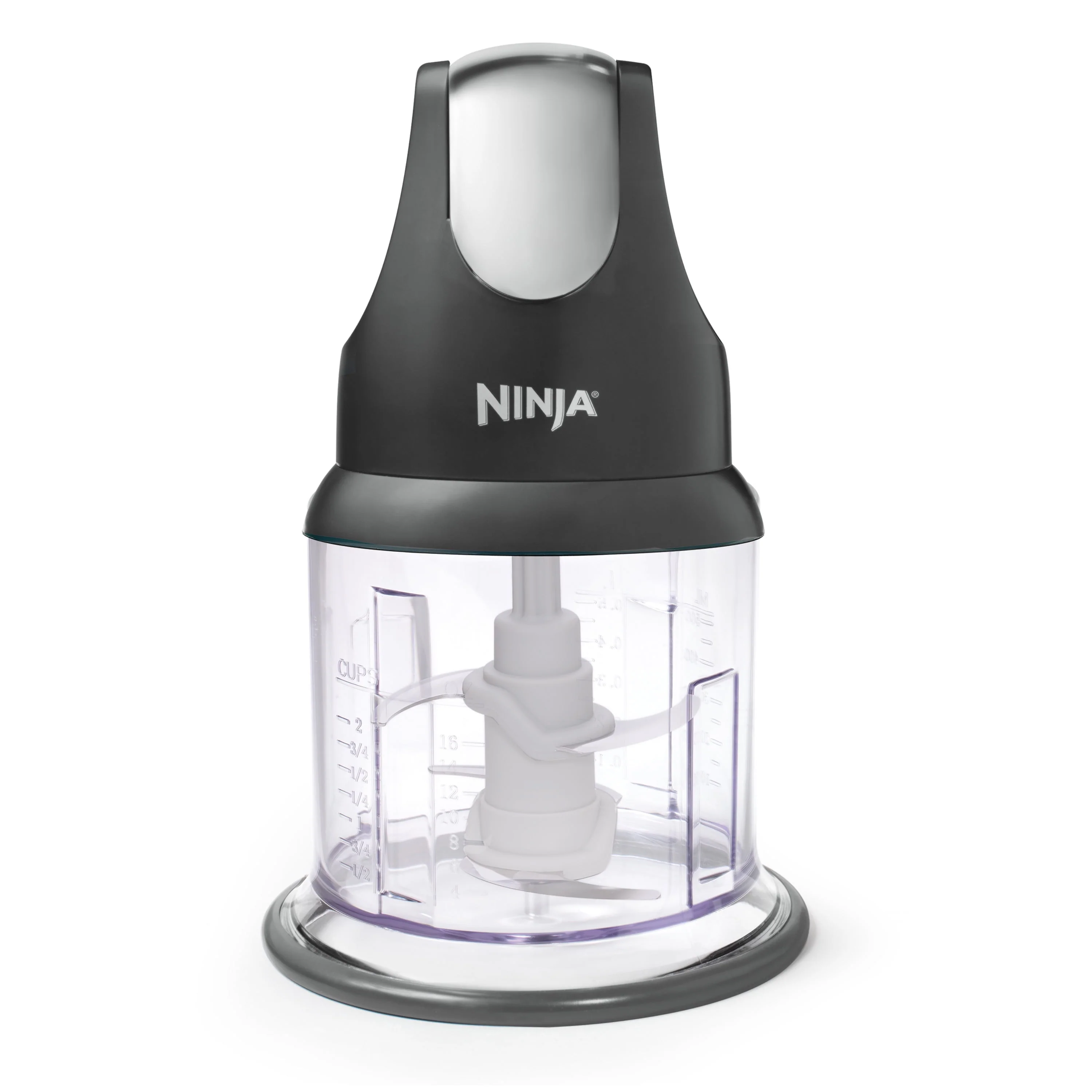 Express Chop 2-Cup Food Processor. Mince. Puree. One-Touch. Base. . NJ100WM Black