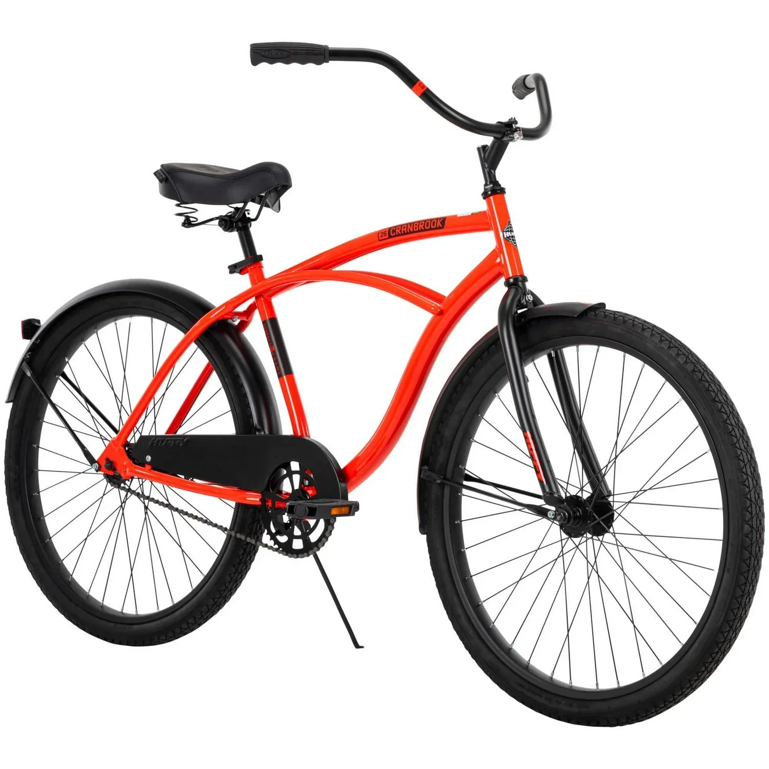 Huffy 26 In. Cranbrook Mens Classic Beach Cruiser Comfort Bike. Red