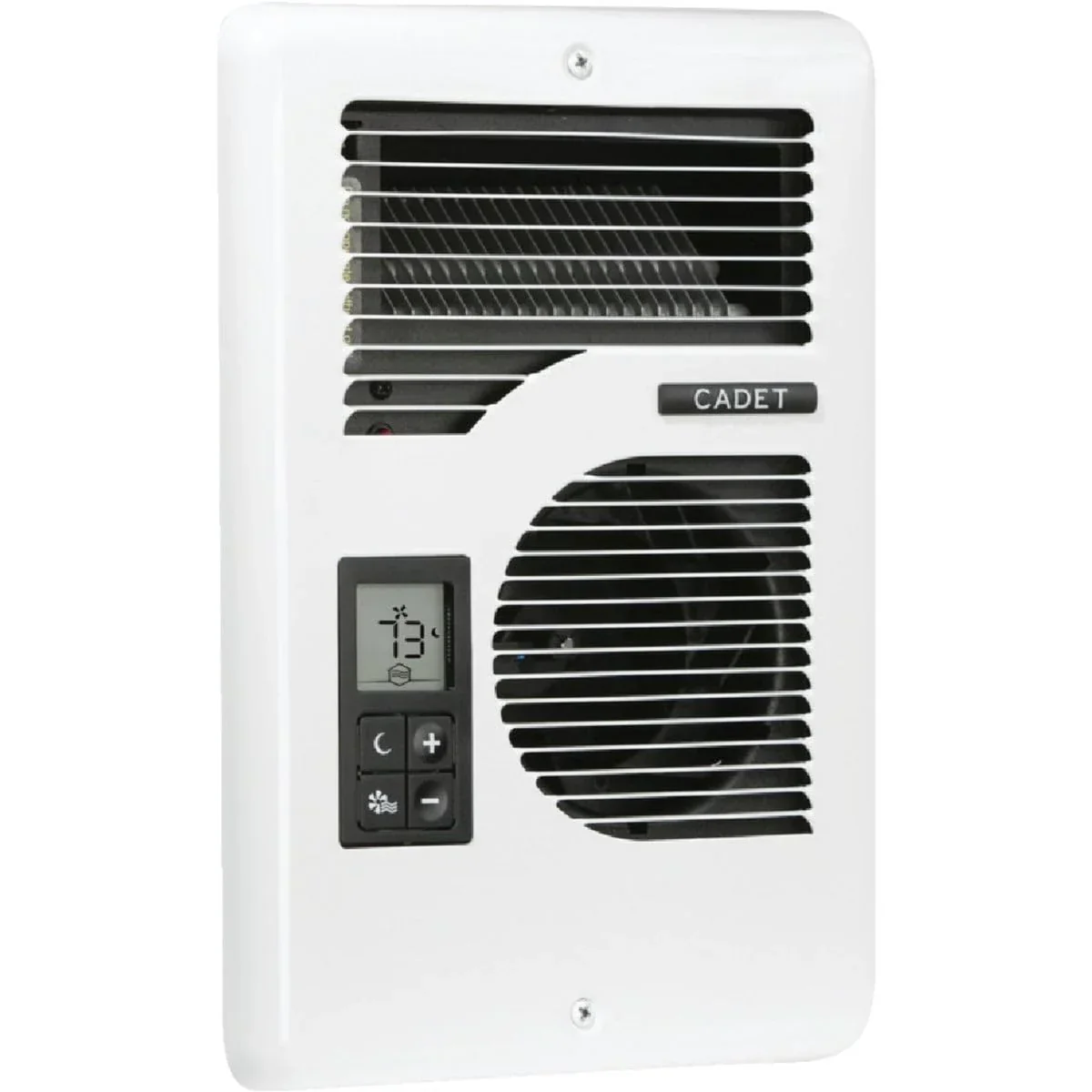 Cadet Energy Plus Wall Heater. Digital Thermostat. 240/208/120V. White