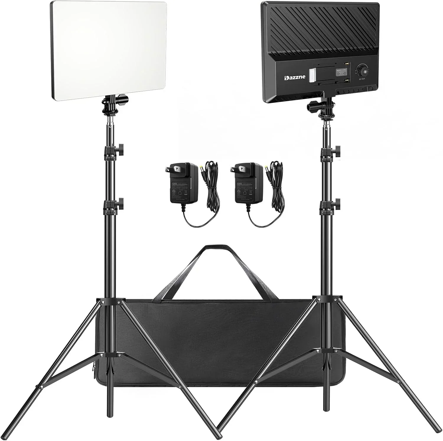 D50 LED Video Light Panel Lights 15.4. 2 Packs 45W 3000K-8000K Bi-Color Dimmable Photography Lighting. CRI 96 Videography Lighting for Video Shooting/Gaming/Live Stream/Studio/Film