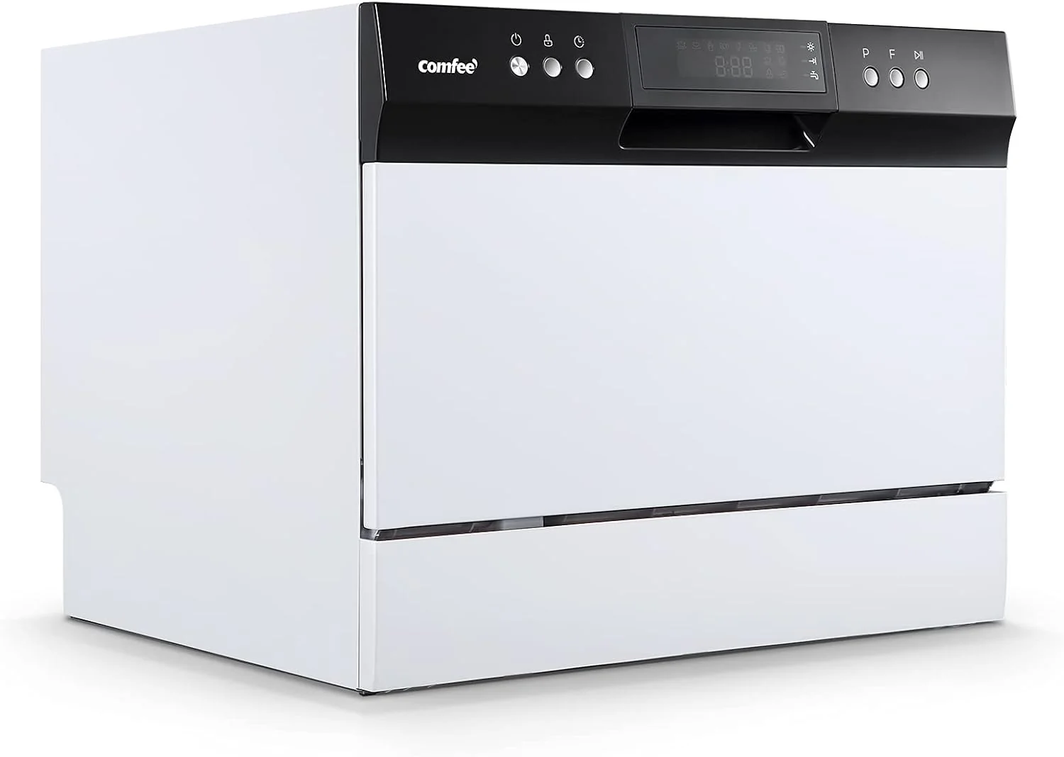 Desktop dishwasher. Energy Star portable dishwasher. 6 dish settings. small dishwasher with 8 washing programs. high-speed operation. baby care. energy-saving and glass material. dormitory dishwasher. RV and apartment dishwasher