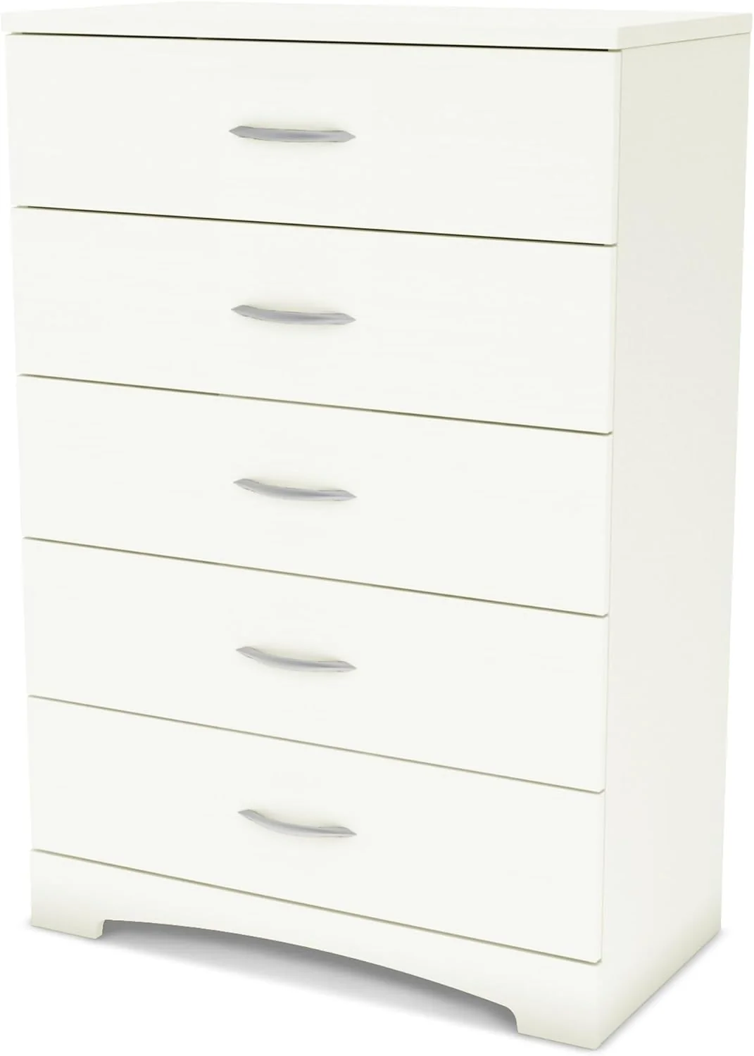 Furniture Step One 5-Drawer Chest. Pure White.